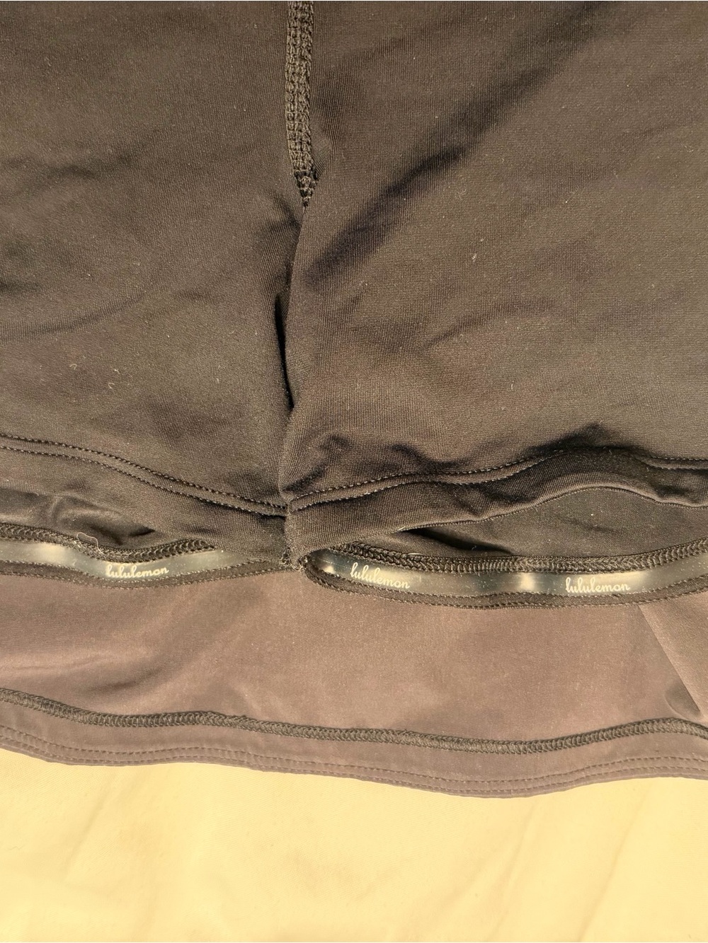 lululemon athletica Black Pace Rival mid rise tennis skirt sz 6 - Picture 4 of 7